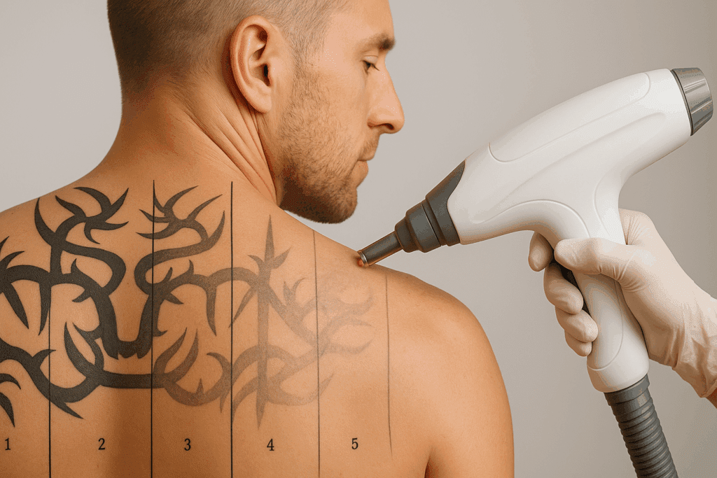 tattoeages verwijderen door middel van laser