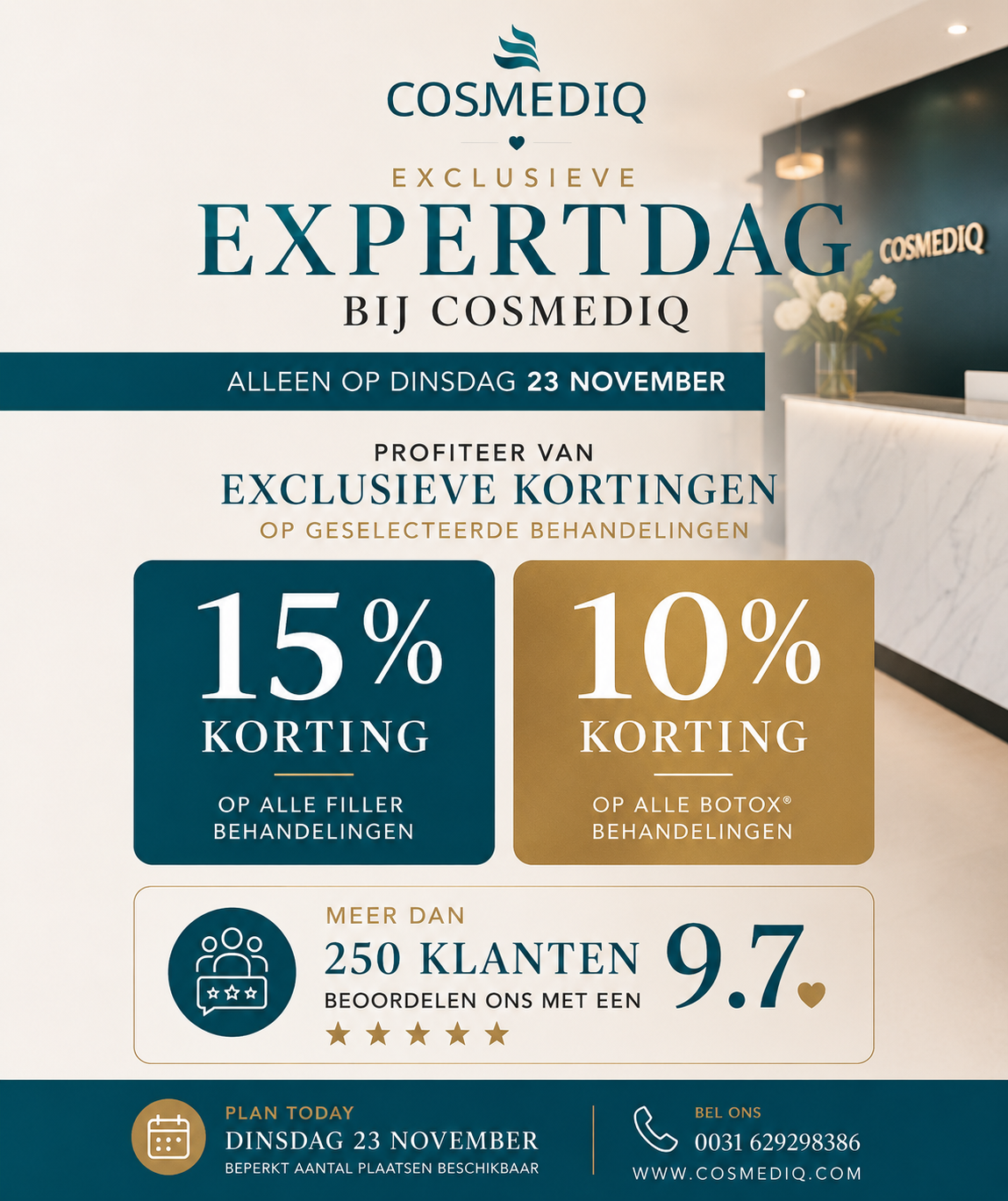 injectables, botox & fillers bij cosmediq