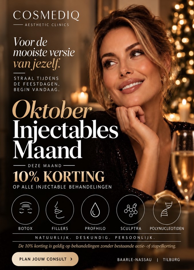 oktober injectables cosmediq acties cosmediq injectables korting